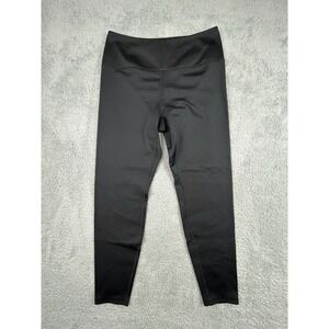 Spyder Womens Active Leggings Size XL Black Sports Athletic 27" Inseam